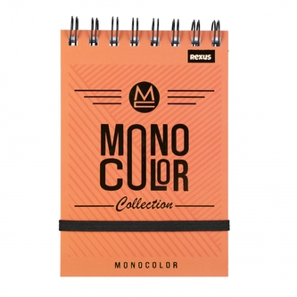 Kołonotes z gumką A6 96 kartek kratka Monocolor BENIAMIN 112532 BEN