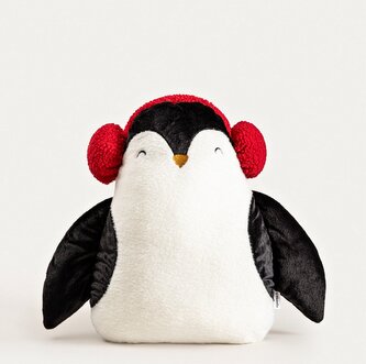 PINGUINO | polštář ve tvaru tučňáka | 41x13x42 cm | 758461