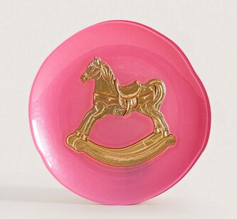 FAROS | dezertní talíř s houpacím koněm | 21 cm | 764530
