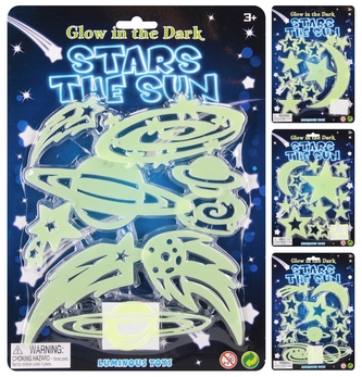 Fluorescenční dekorace Vesmír