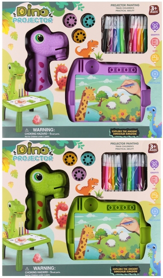Dino kreslící projektor s příslušenstvím