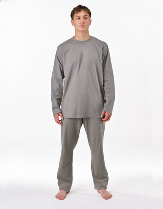 Pánské pyžamo Gino šedé (79195_MxGLMZ) M