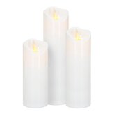 LED svíčka s pohyblivým plamenem 15 cm 2xAA SPRINGOS HA7555