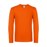 Triko s dlouhým rukávem B&C LSL - oranžové, 3XL