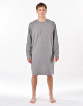 Pánská noční košile Gino šedá (79203_MxGLMZ) M