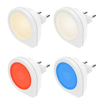 Hama Basic, noční/orientační LED světlo, do zásuvky, soumrakový senzor, 16 ks v balení (cena za kus)