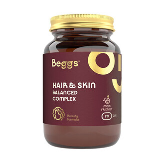 Beggs Balanced hair & skin Complex 90 kapslí