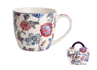 Kubek 460 ml w "koszyczku" SAHAT WHITE