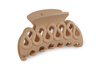 Skřipec do vlasů - 1 ks - 8 béžová světlá