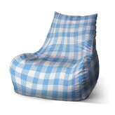 Dětský sedací vak Bean Košilový vzor: 60 x 70 x 70 cm