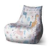 Dětský sedací vak Bean Duhoví jednorožci: 60 x 70 x 70 cm