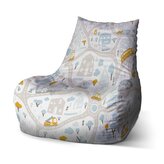 Dětský sedací vak Bean Cestičky s dopravou: 60 x 70 x 70 cm