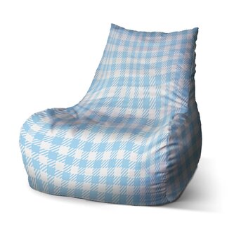 Dětský sedací vak Bean Čtvercový vzor: 60 x 70 x 70 cm