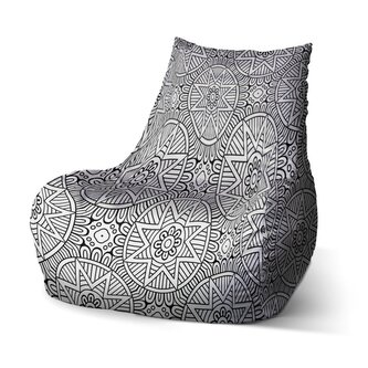 Dětský sedací vak Bean Hvězdy mehendi: 60 x 70 x 70 cm