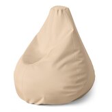 Dětský sedací vak Pear Světle béžová: 70 x 95 x 15 cm