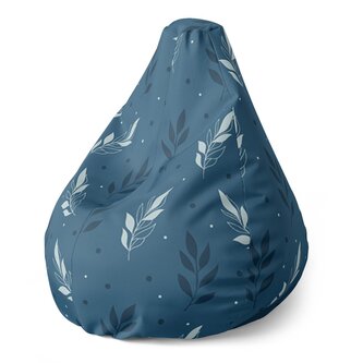 Dětský sedací vak Pear Modré klásky: 70 x 95 x 15 cm