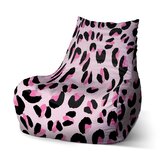 Dětský sedací vak Bean Růžový gepard: 60 x 70 x 70 cm