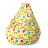 Dětský sedací vak Pear Nafukovací balonky: 70 x 95 x 15 cm