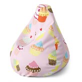 Dětský sedací vak Pear Muffiny: 70 x 95 x 15 cm