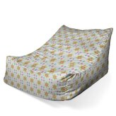 Dětský sedací vak Lounge Barevné kytičky: 80 x 95 x 50 cm