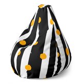 Dětský sedací vak Pear Pruhy a puntíky: 70 x 95 x 15 cm