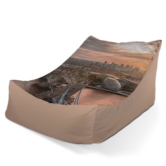 Dětský sedací vak Lounge Londýn City of London: 80 x 95 x 50 cm