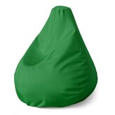 Dětský sedací vak Pear Tmavě zelená: 70 x 95 x 15 cm