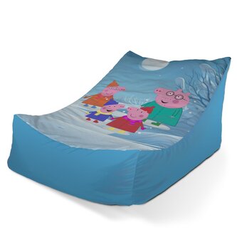 Dětský sedací vak Lounge Prasátko Pepina Rodina: 80 x 95 x 50 cm
