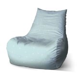 Dětský sedací vak Bean Tečky na bledě modré: 60 x 70 x 70 cm