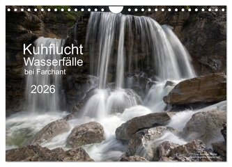 Kuhflucht Wasserfälle bei Farchant (Wandkalender 2026 DIN A4 quer), CALVENDO Monatskalender