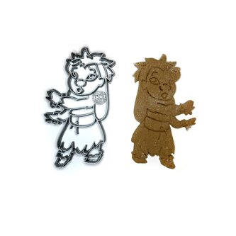 Holčička z Havaje Hula tanečnice vykrajovátko/formička