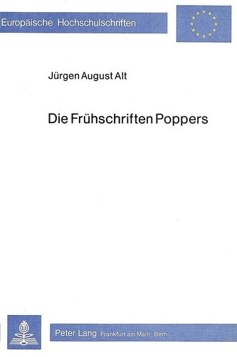 Die Frühschriften Poppers