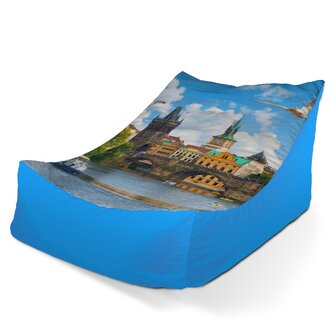 Dětský sedací vak Lounge Praha Karlův most 2: 80 x 95 x 50 cm