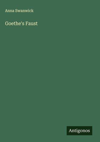 Goethe's Faust