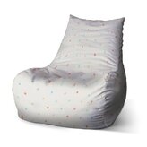 Dětský sedací vak Bean Barevné tečky na béžové: 60 x 70 x 70 cm