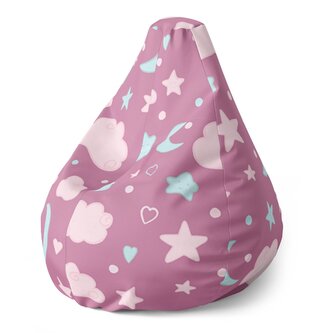 Dětský sedací vak Pear Dětská obloha: 70 x 95 x 15 cm