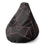 Dětský sedací vak Pear Růžové obrazce: 70 x 95 x 15 cm