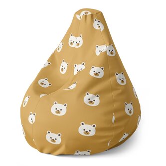 Dětský sedací vak Pear Roztomilí medvídci: 70 x 95 x 15 cm