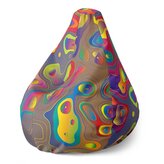 Dětský sedací vak Pear Barevné skvrny: 70 x 95 x 15 cm