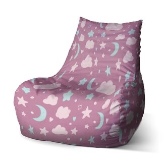 Dětský sedací vak Bean Dětská obloha: 60 x 70 x 70 cm