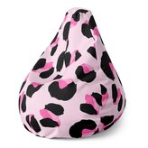 Dětský sedací vak Pear Růžový gepard: 70 x 95 x 15 cm