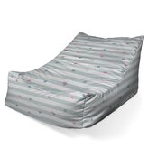 Dětský sedací vak Lounge Tečky a pruhy: 80 x 95 x 50 cm