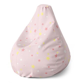 Dětský sedací vak Pear Hvězdy a puntíky: 70 x 95 x 15 cm