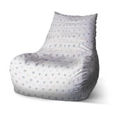 Dětský sedací vak Bean Srdíčka na bílé: 60 x 70 x 70 cm