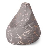 Dětský sedací vak Pear Béžové vzorce : 70 x 95 x 15 cm