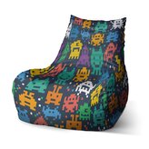 Dětský sedací vak Bean Videohra 3: 60 x 70 x 70 cm