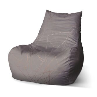 Dětský sedací vak Bean Trojúhelníková abstrakce: 60 x 70 x 70 cm