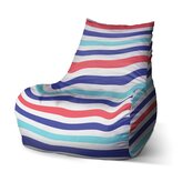 Dětský sedací vak Bean Barevné veselé pruhy: 60 x 70 x 70 cm