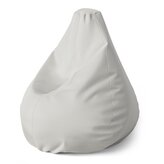 Dětský sedací vak Pear Ledově šedá: 70 x 95 x 15 cm