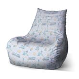 Dětský sedací vak Bean Stavebnice a vláčky: 60 x 70 x 70 cm